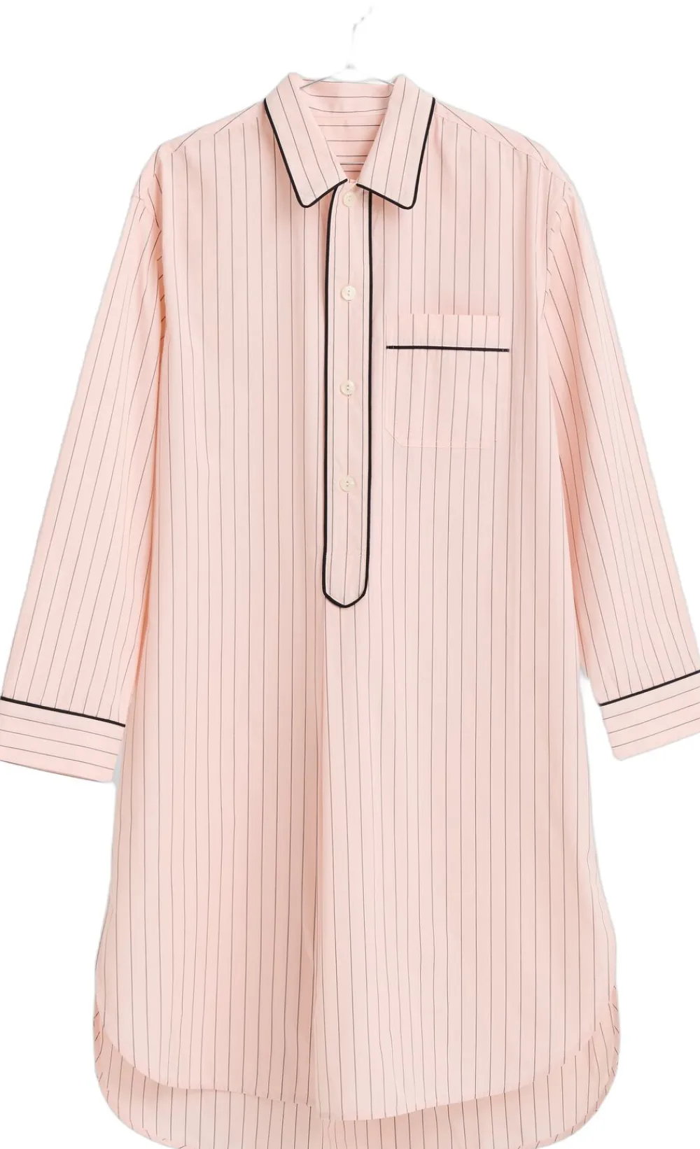 Dame Hay Fineline Long Nightshirt-M/L-Soft pink