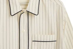 Fineline Long Nightshirt-M/L-Ivory><noscript><img width=