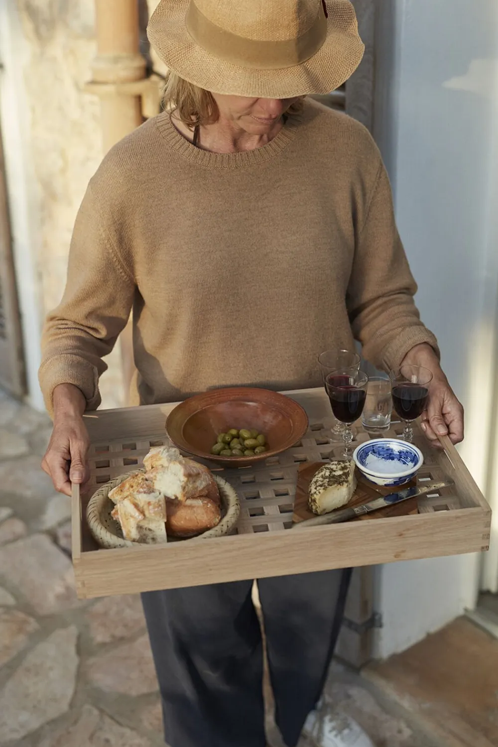 Skagerak Fionia Tray 52x36, Oak, 100%