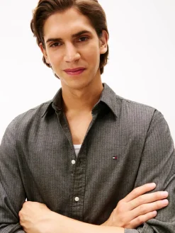 FLANNEL HERRINGBONE SHIRT><noscript><img width=