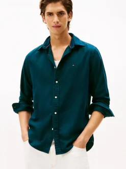 FLANNEL HERRINGBONE SHIRT>Tommy Hilfiger Outlet