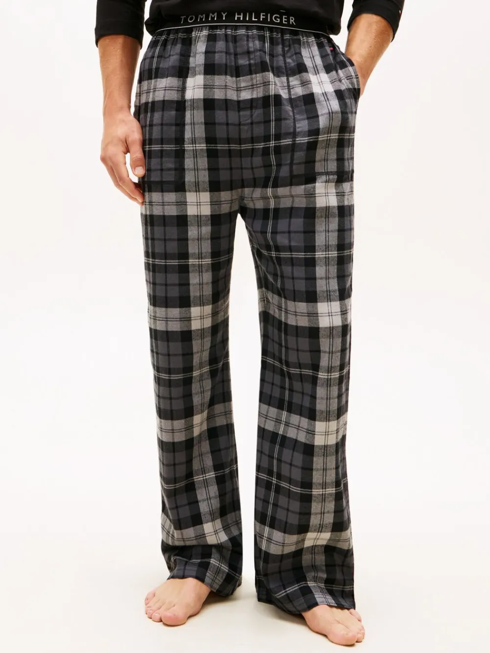 Tommy Hilfiger FLANNEL PJ PANT WB Black tartan Hot
