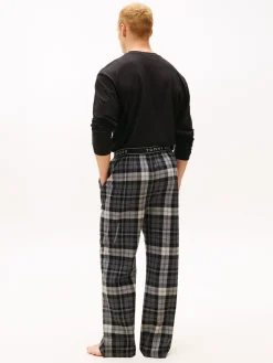 Tommy Hilfiger FLANNEL PJ PANT WB Black tartan Hot