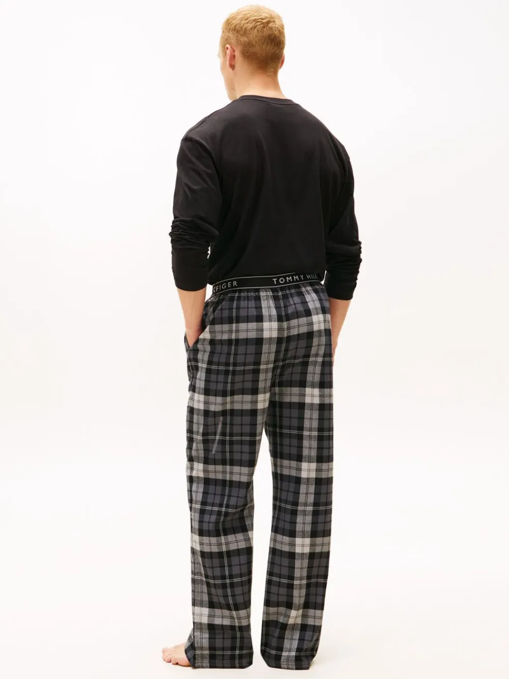 Tommy Hilfiger FLANNEL PJ PANT WB Black tartan Hot