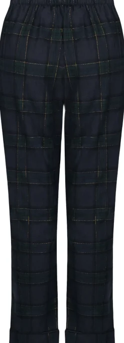 Hunkemöller Flannel Pyjama Pants Blue Discount
