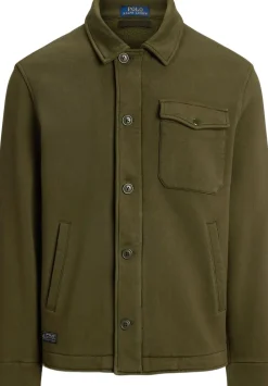 Polo Ralph Lauren Fleece Deck Jacket Gr&oslash;n Clearance
