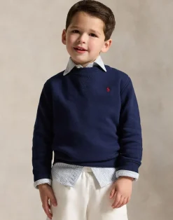 Polo Ralph Lauren Fleece Swaetshirt KIDS Blå Sale