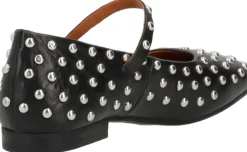 Shoedesign Copenhagen FLEUR Black_silver-on