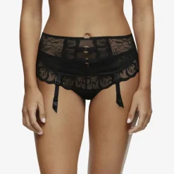 Chantelle Fleurs Waist cincher Black New