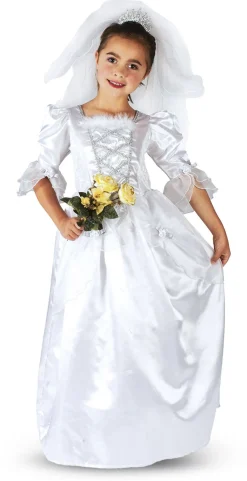 Flot brudekjole str 120 Inkl diadem med slør>RIO Best