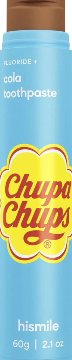 HISMILE Flour+ - Tandpasta med Chupa Chup Cola-smag