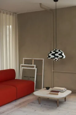 &Tradition Flowerpot Pendant VP2, Black/White Hot