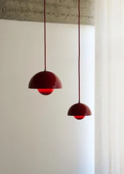 Flowerpot Pendant VP7, Vermilion Red><noscript><img width=
