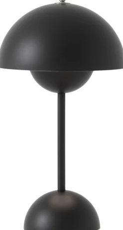 &Tradition Flowerpot Portable Lamp VP9, Magnetic Charger Black Online