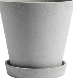 Hay Flowerpot with Saucer-X-Large-Grey Online