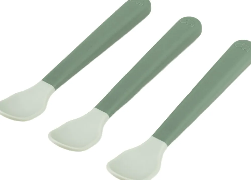 Foodie easy-grip babyske 3-pak Grøn>Done by Deer Online