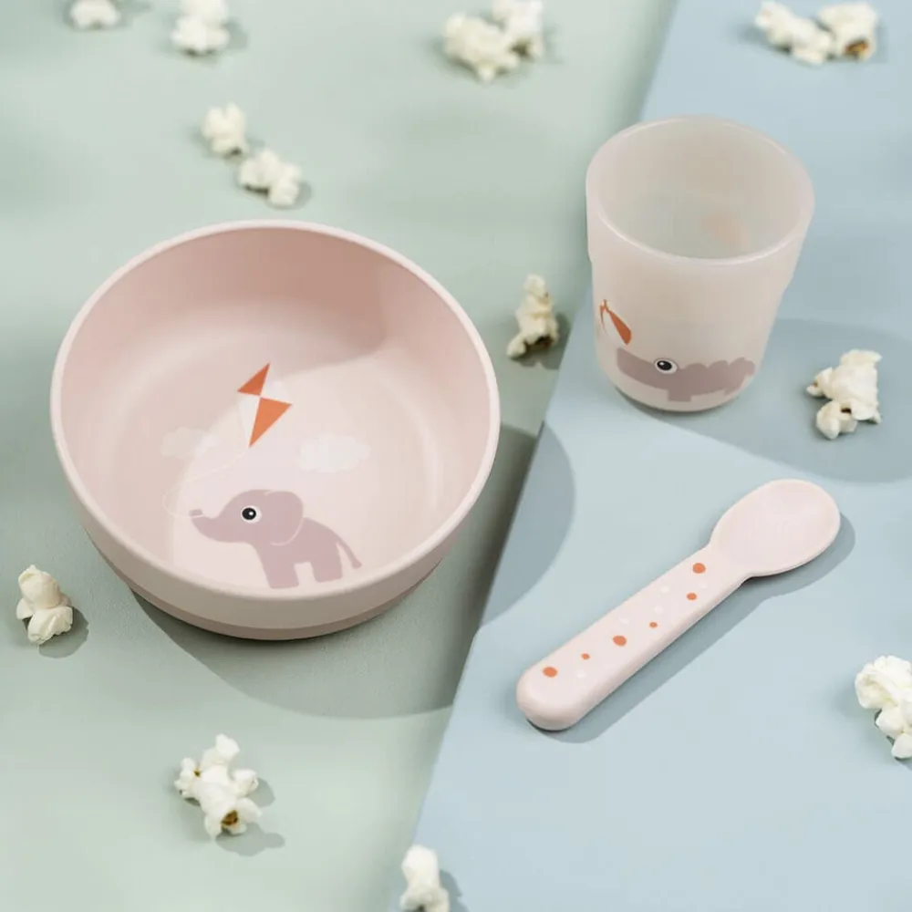 Done by Deer Foodie første spisesæt Playground Pudder Best