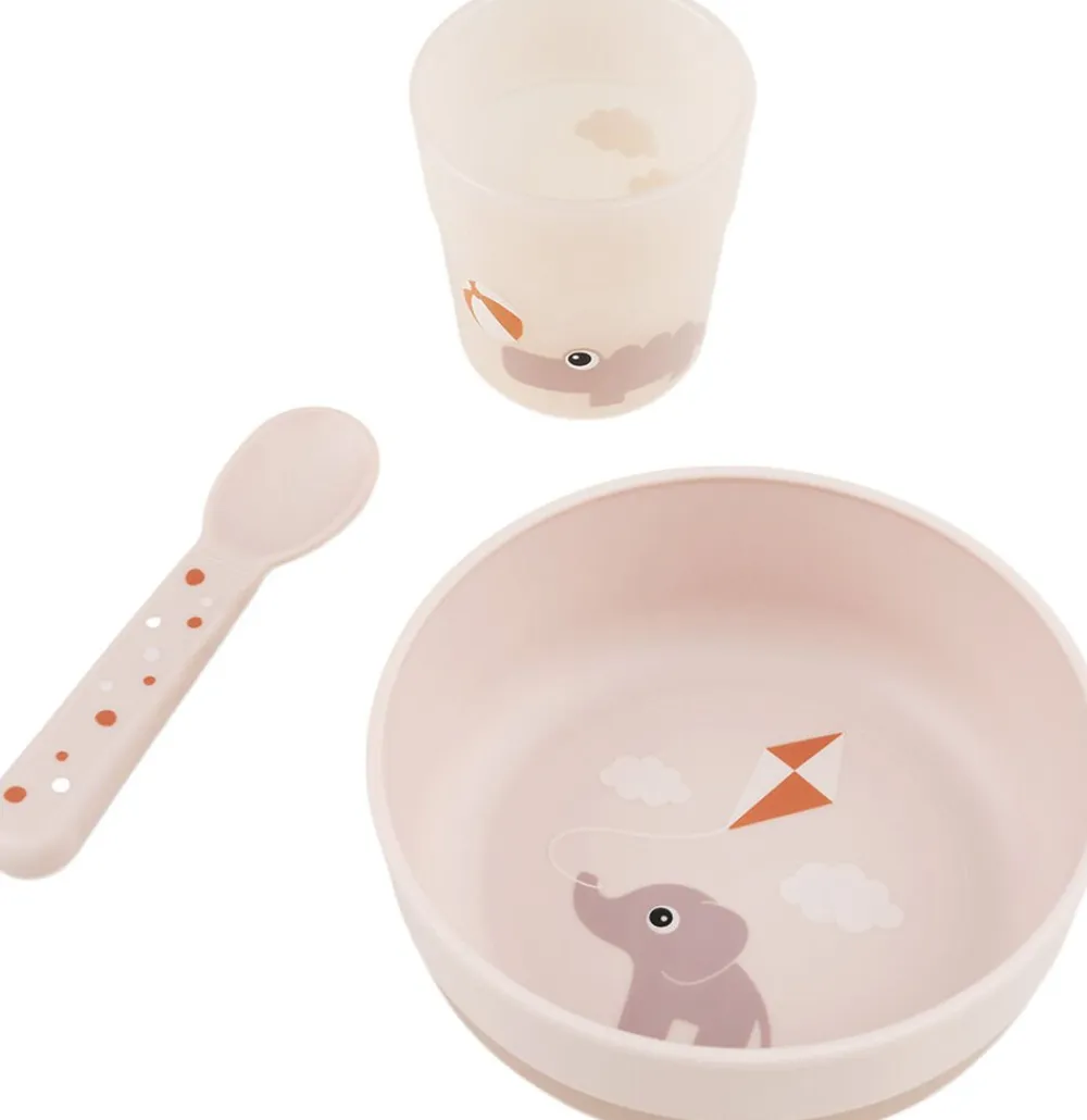 Done by Deer Foodie første spisesæt Playground Pudder Best