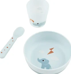 Done by Deer Foodie første spisesæt Playground Blå Hot