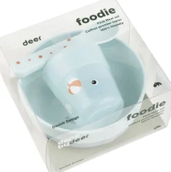 Done by Deer Foodie første spisesæt Playground Blå Hot
