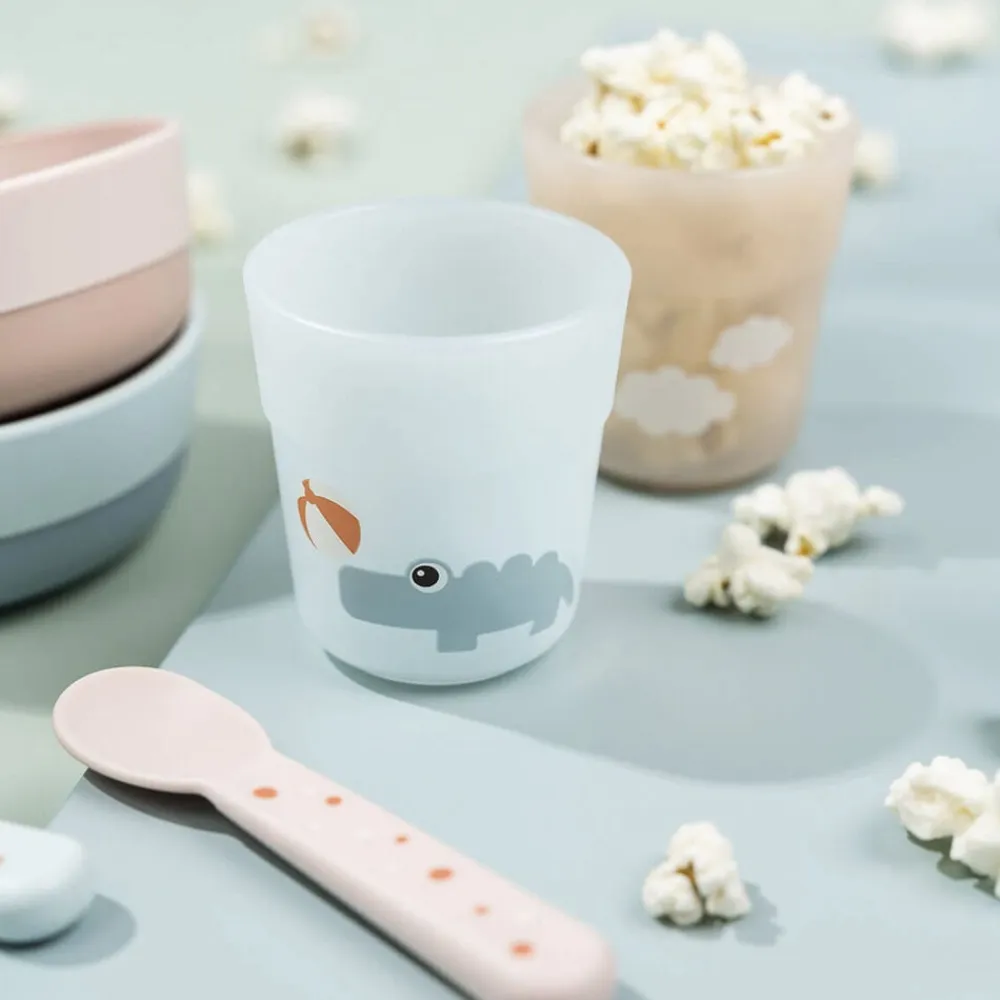 Done by Deer Foodie første spisesæt Playground Blå Hot