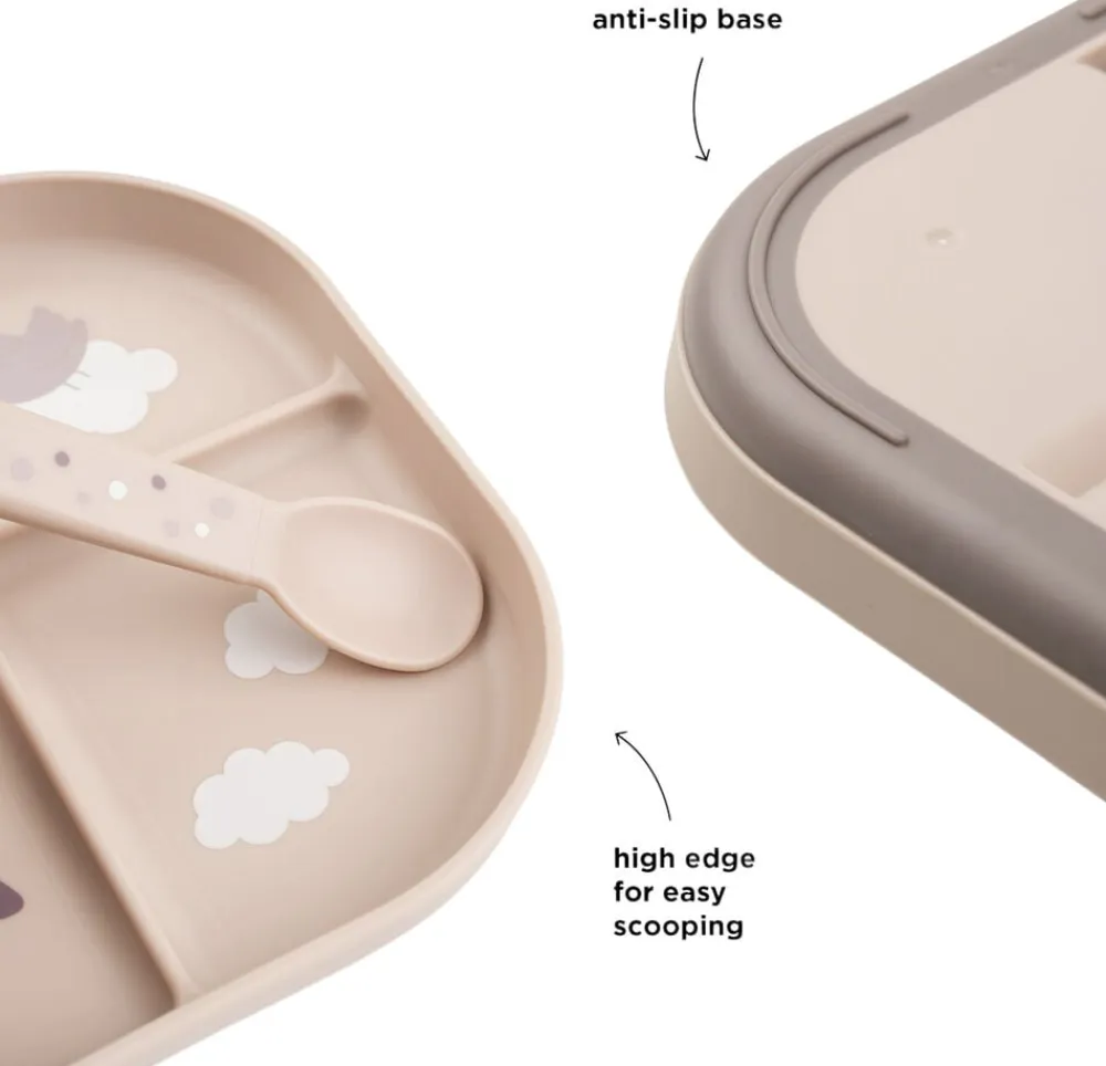 Børn Done by Deer Foodie inddelt tallerken Happy clouds