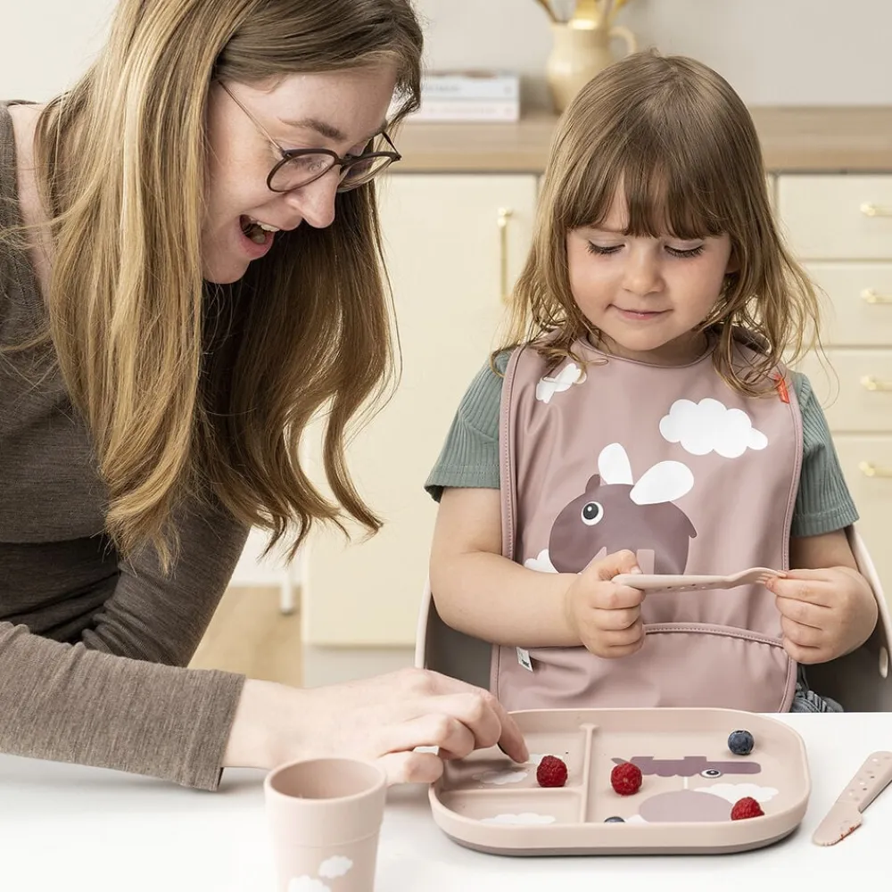 Børn Done by Deer Foodie inddelt tallerken Happy clouds