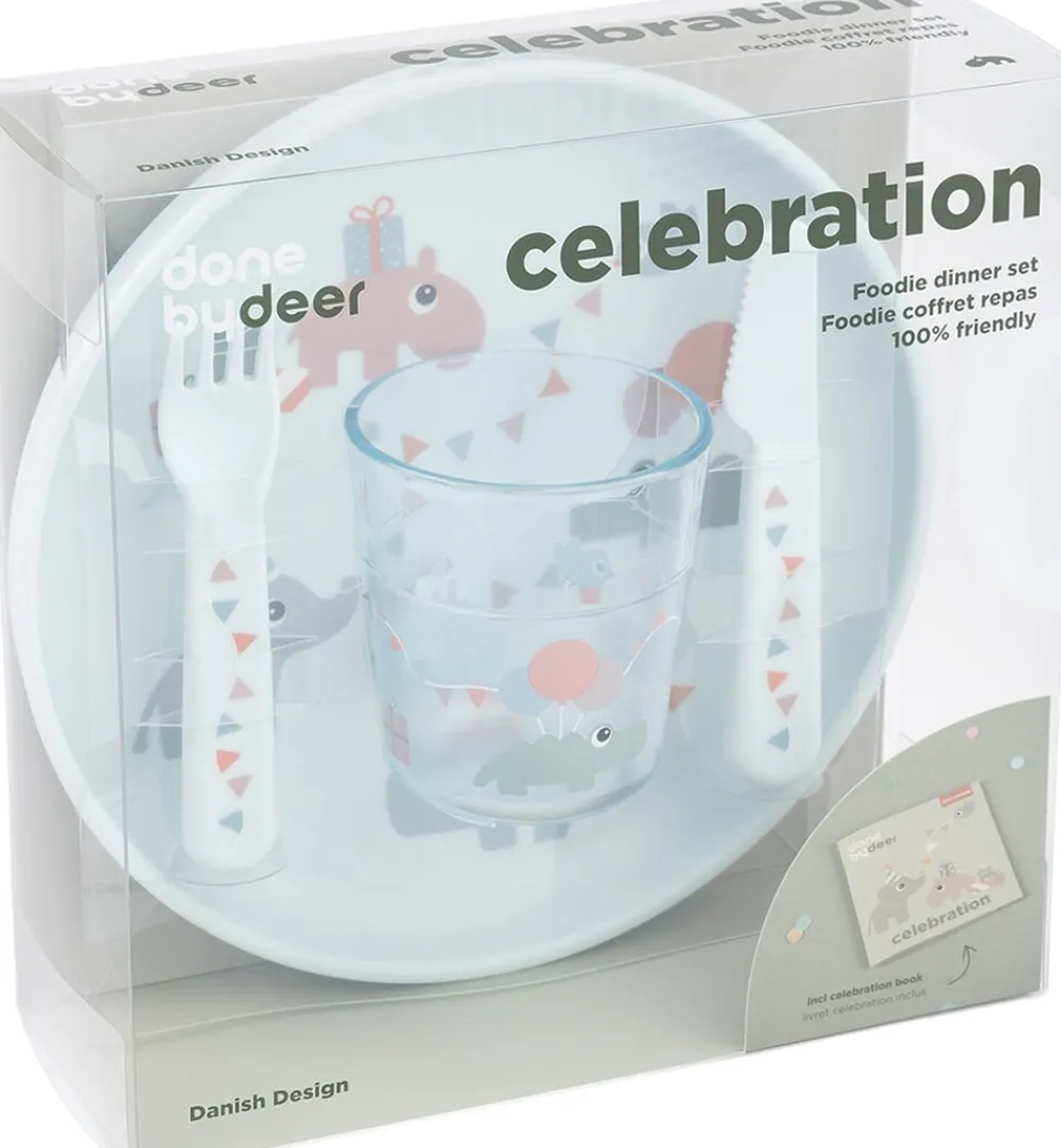 Børn Done by Deer Foodie spisesæt Celebration
