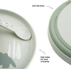 Done by Deer Foodie tallerken Croco Grøn Gr&oslash;n Online