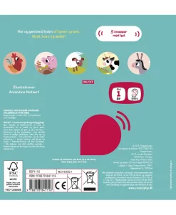 Børn Forlaget Room2Play - Pegebog med lyd - Dyrene på bondegården