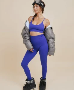 Cartel Copenhagen Form Seamless leggings - Cartel Blue Blå Clearance