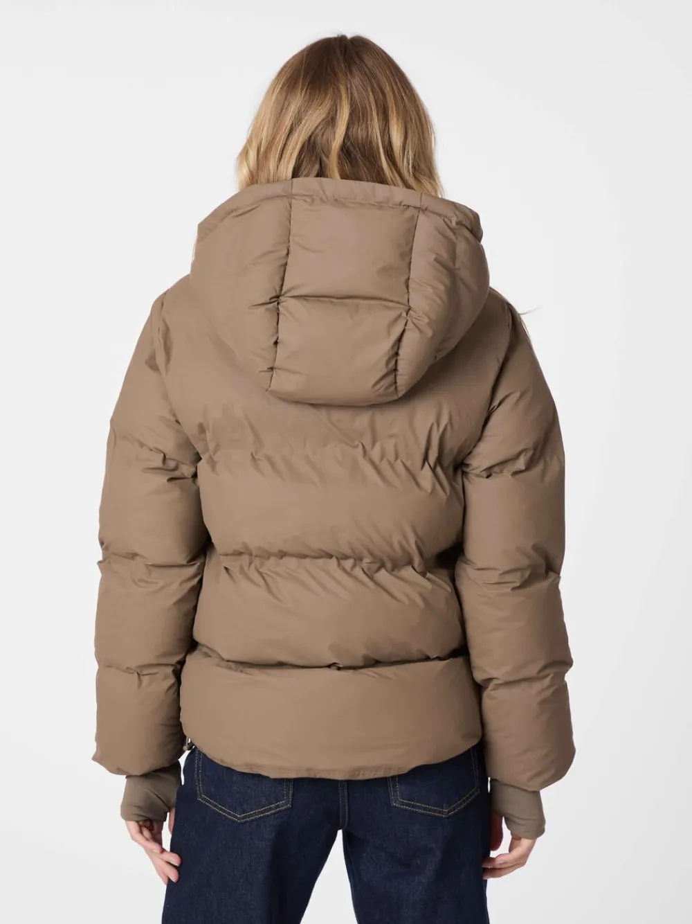 Neo Noir Fox C Water Repellent Puffer Jacket Dark taupe Clearance