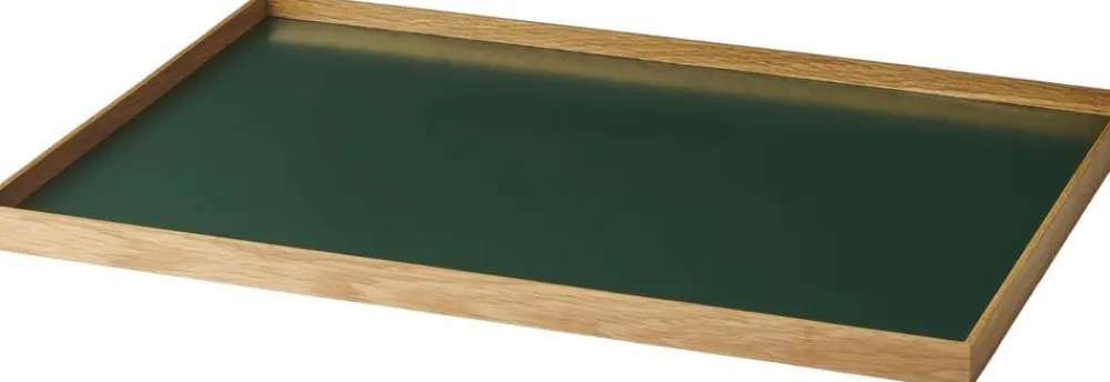 GEJST Frame tray large oak/green