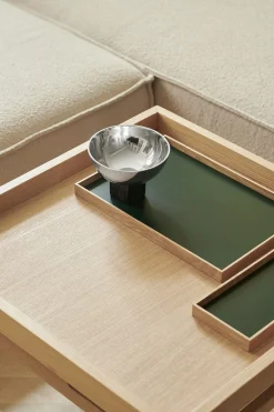 GEJST Frame tray small oak/green