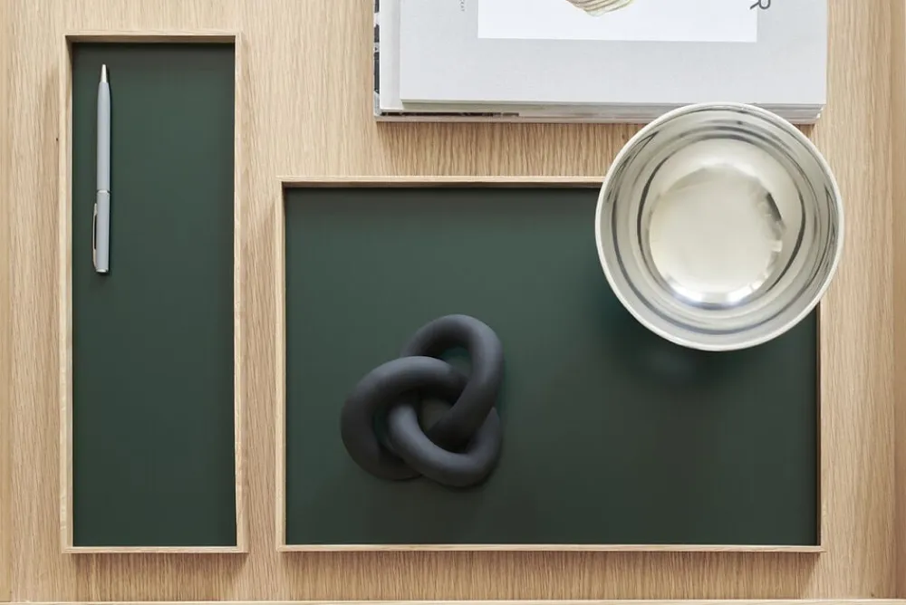 GEJST Frame tray small oak/green