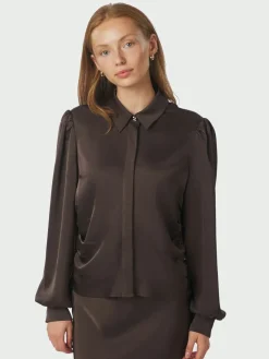 Fransala Heavy Sateen Shirt>Neo Noir Best