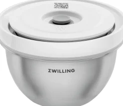 Zwilling Fresh & Save BOWLS Vakuumskål S / 12 cm, Rustfrit stål, Sølv