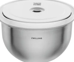 Zwilling Fresh & Save BOWLS Vakuumskål M / 19 cm, Rustfrit stål, Sølv