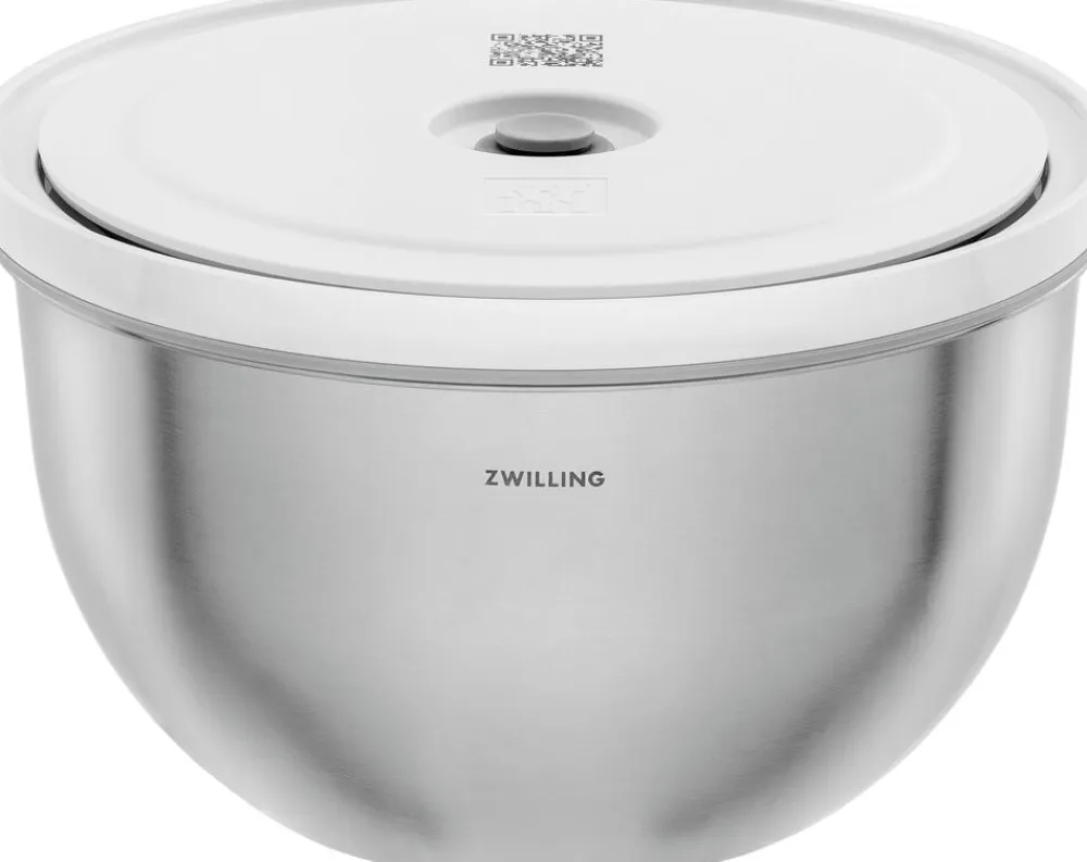 Zwilling Fresh & Save BOWLS Vakuumskål L / 26 cm, Rustfrit stål, Sølv