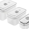 Zwilling Fresh & Save Vakuum beholdersæt 3d i plastik. S,M, L
