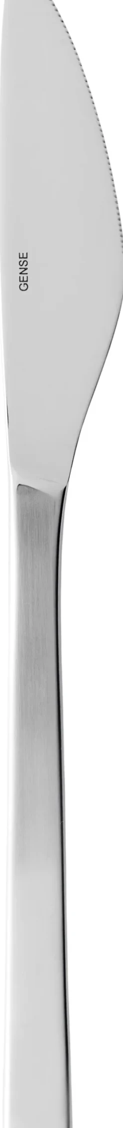Gense Fuga bordkniv mat/blank stål L21,3cm