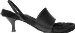 Filippa K Fur Heel Black Clearance