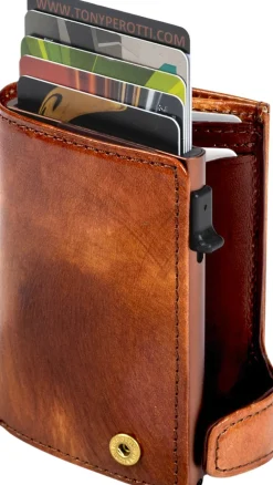 Tony Perotti Furbo Cardholder, Van Gogh Cognac Discount