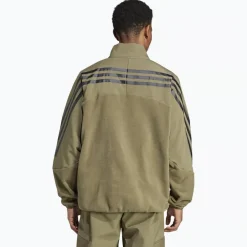 adidas Future Icons 3-Stripes 1/4-Zip Sweatshirt Gr&oslash;n New