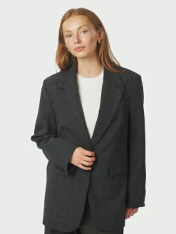 Neo Noir Gaby Check Blazer Antracit Hot