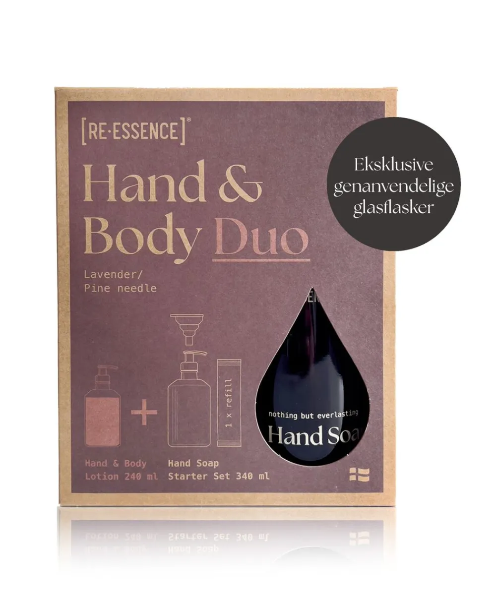 Re:Essence Gaveæske Hand & Body Duo Lavender / Pine needle.