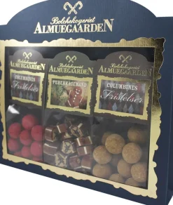 Almuegaarden Gaveæske med Peberkagemand-bolcher & Chokolade-lakridser