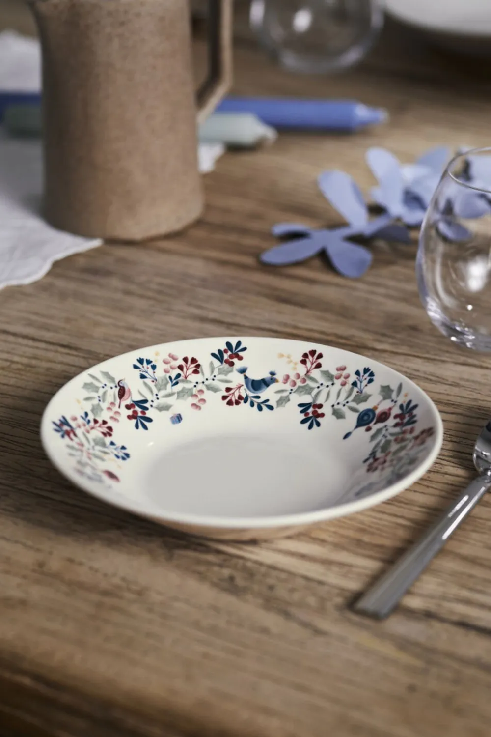 Rosendahl GC Cottage Skål Ø19 cm hvid m. deko