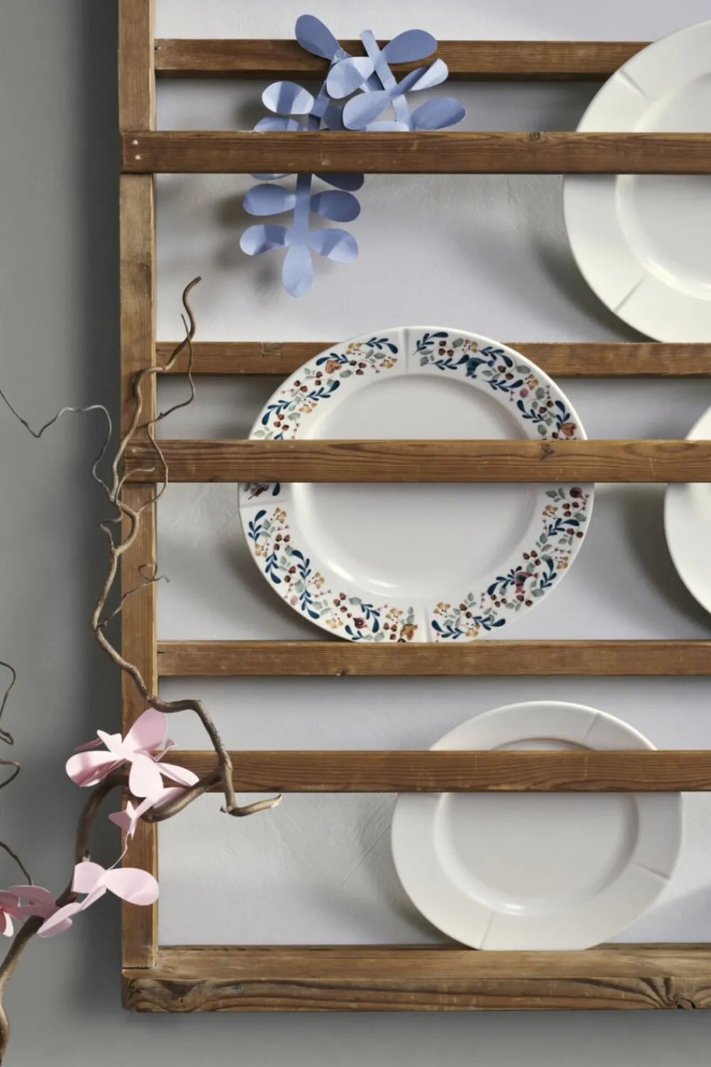 Rosendahl GC Cottage Tallerken Ø27 cm hvid m. deko