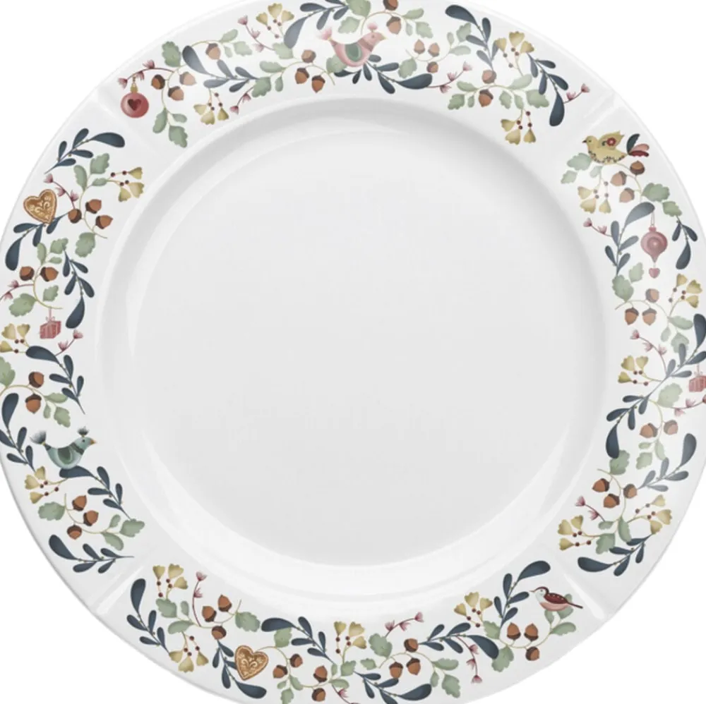 Rosendahl GC Cottage Tallerken Ø27 cm hvid m. deko